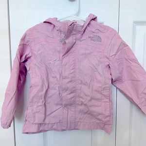 The North Face Pink Windbreaker Rain Jacket Toddler Size 2T